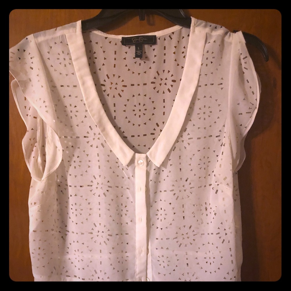 Jessica Simpson top  L